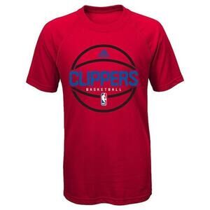 Los Angeles Clippers Red Youth On Court Performance T-Shirt